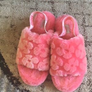 UGG Fluff Yeah Slide Poppy pink size 7